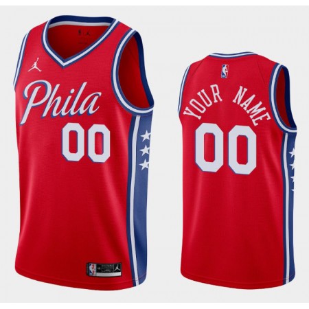 Maillot Basket Homme Philadelphia 76ers Personnalisé 2020-21 Jordan Brand Statement Edition Swingman